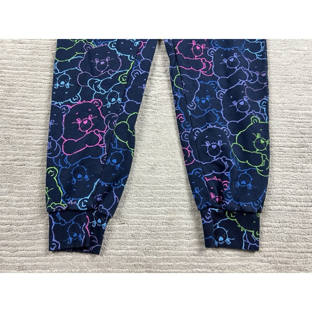 Care Bears Joggers Juniors Large Blue AOP Drawstring Pull On Elastic Waist - Picture 3 of 13